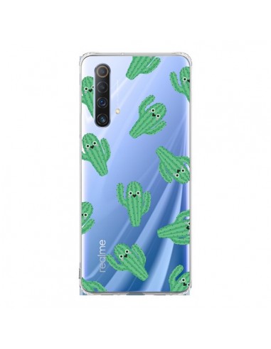 Coque Realme X50 5G Chute de Cactus Smiley Transparente - Nico