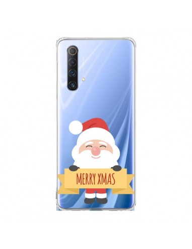 Coque Realme X50 5G Père Noël Merry Christmas transparente - Nico