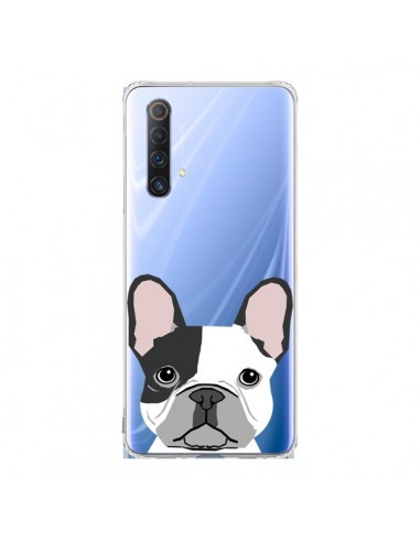 Coque Realme X50 5G Bulldog Français Chien Transparente - Pet Friendly