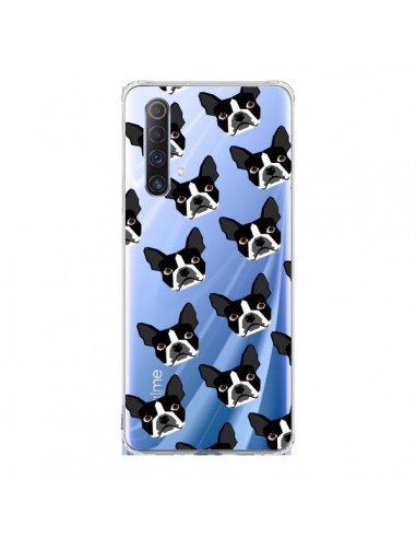 Coque Realme X50 5G Chiens Boston Terrier Transparente - Pet Friendly