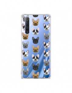 Coque Realme X50 5G Chiens Bulldog Français Transparente...