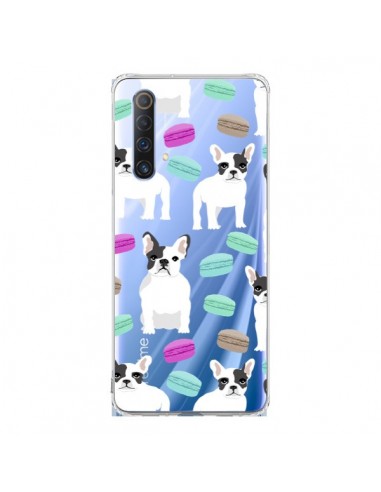 Coque Realme X50 5G Chiens Bulldog Français Macarons Transparente - Pet Friendly