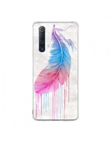 Coque Realme X50 5G Plume arc-en-ciel - Rachel Caldwell