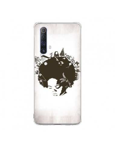 Coque Realme X50 5G Childhood Garden Afro - Rachel Caldwell