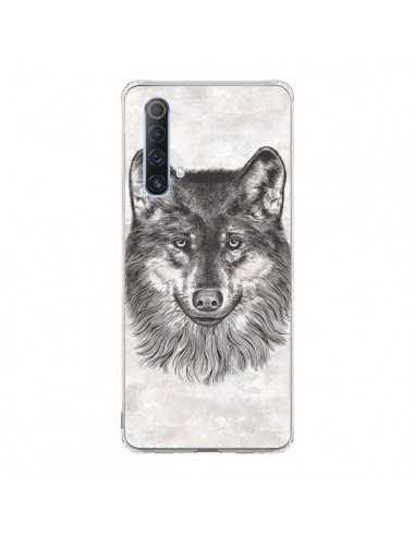 Coque Realme X50 5G Loup Gris - Rachel Caldwell