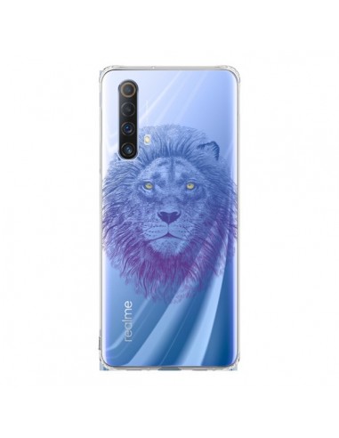 Coque Realme X50 5G Lion Animal Transparente - Rachel Caldwell