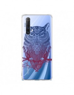 Coque Realme X50 5G Hibou Chouette Owl Transparente -...