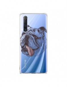 Coque Realme X50 5G Chien Bulldog Dog Transparente -...