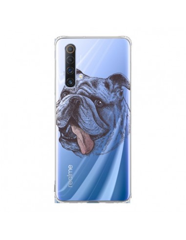 Coque Realme X50 5G Chien Bulldog Dog Transparente - Rachel Caldwell