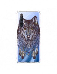 Coque Realme X50 5G Loup Wolf Attrape Reves Transparente...