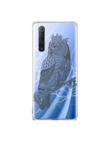 Coque Realme X50 5G Owl King Chouette Hibou Roi Transparente - Rachel Caldwell