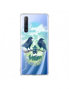 Coque Realme X50 5G Tête de Mort Nature Transparente -...