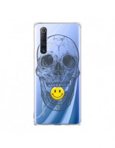Coque Realme X50 5G Tête de Mort Smiley Transparente -...