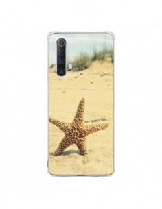 Coque Realme X50 5G Etoile de Mer Plage Beach Summer Ete...