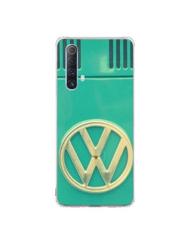 Coque Realme X50 5G Groovy Van Hippie VW Bleu - R Delean