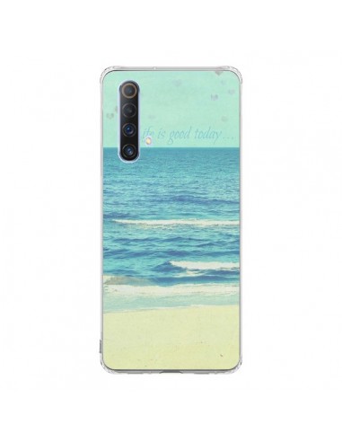 Coque Realme X50 5G Life good day Mer Ocean Sable Plage Paysage - R Delean