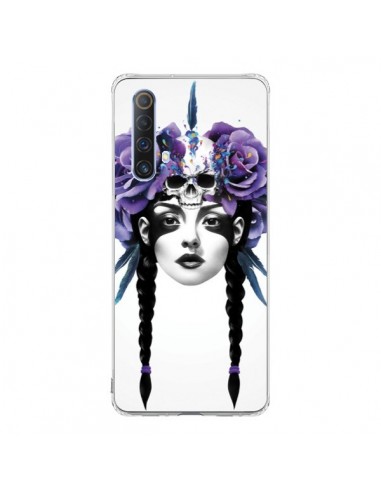 Coque Realme X50 5G Fille Fleurs Warrior - Ruben Ireland