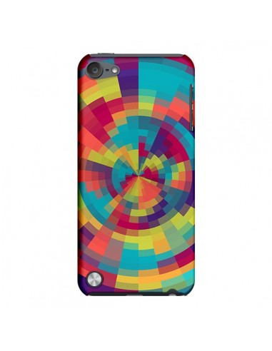 Coque Spirale de Couleurs Rouge Vert pour iPod Touch 5 - Eleaxart