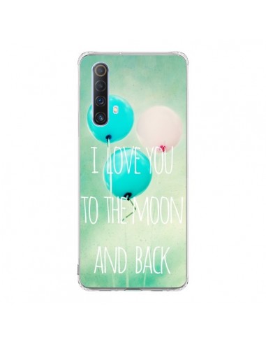 Coque Realme X50 5G I love you to the moon and back - Sylvia Cook