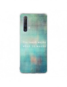 Coque Realme X50 5G The heart wants what it wants Coeur -...