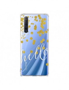 Coque Realme X50 5G Hello, Bonjour Transparente - Sylvia...
