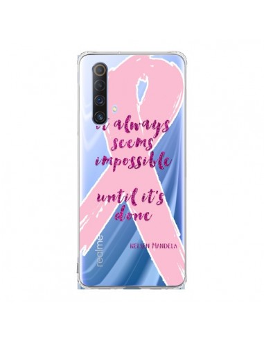 Coque Realme X50 5G It always seems impossible, cela semble toujours impossible Transparente - Sylvia Cook