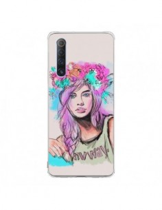 Coque Realme X50 5G Femme Mannequin Barbara Palvin - Sara...