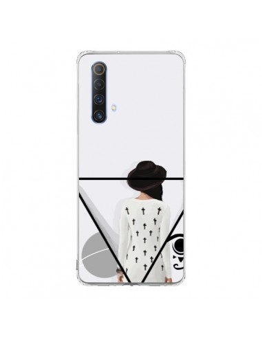 Coque Realme X50 5G Confusion Femme Oeil Triangle - Sara Eshak