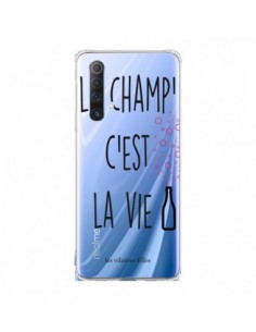 Coque Realme X50 5G Le Champ, c'est la Vie Transparente -...