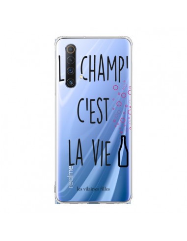 Coque Realme X50 5G Le Champ, c'est la Vie Transparente - Les Vilaines Filles