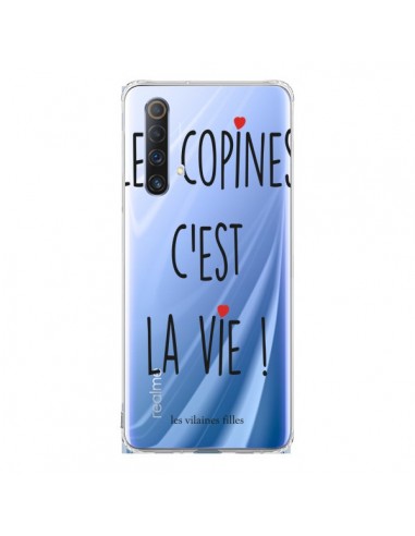 Coque Realme X50 5G Les copines, c'est la vie Transparente - Les Vilaines Filles