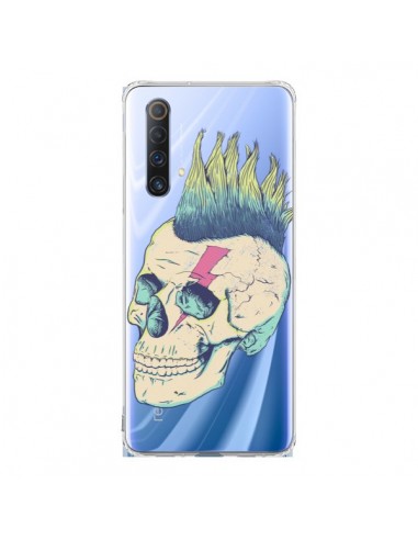 Coque Realme X50 5G Tête de Mort Crane Punk Transparente - Victor Vercesi