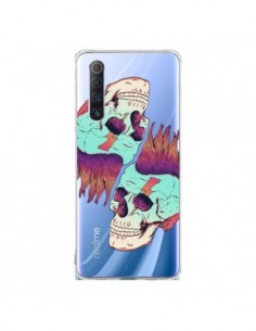 Coque Realme X50 5G Tête de Mort Crane Punk Double...
