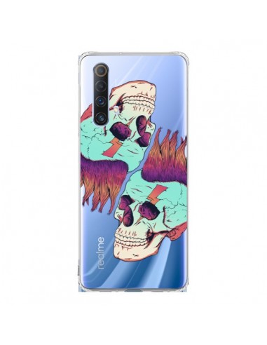 Coque Realme X50 5G Tête de Mort Crane Punk Double Transparente - Victor Vercesi