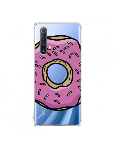 Coque Realme X50 5G Donuts Rose Transparente - Yohan B.