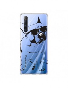 Coque Realme X50 5G Chien Bulldog Dog Transparente -...