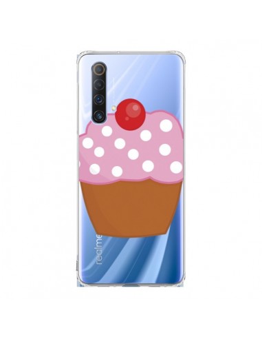 Coque Realme X50 5G Cupcake Cerise Transparente - Yohan B.