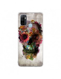 Coque Oppo A53 / A53s Skull Flower Tête de Mort - Ali Gulec