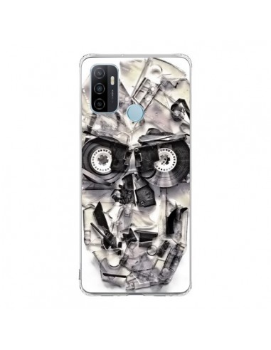 Coque Oppo A53 / A53s Tape Skull K7 Tête de Mort - Ali Gulec