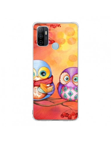 Coque Oppo A53 / A53s Chouette Arbre - Annya Kai