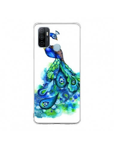 Coque Oppo A53 / A53s Paon Multicolore - Annya Kai