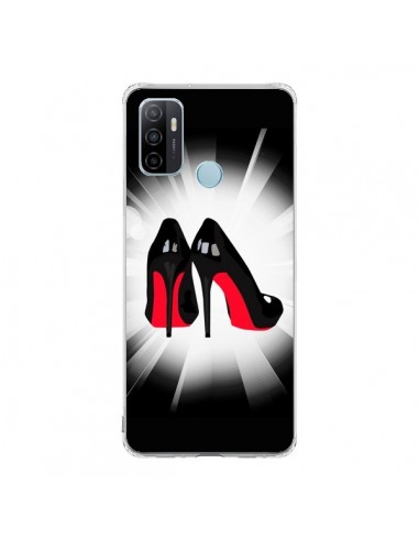 Coque Oppo A53 / A53s Chaussures Semelles Rouges Red Soles Femme - Aurelie Scour