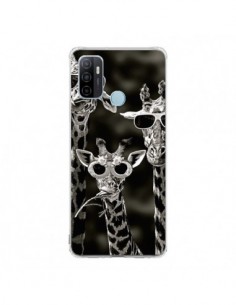 Coque Oppo A53 / A53s Girafe Swag Lunettes Familiy...