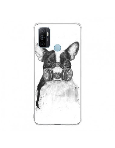 Coque Oppo A53 / A53s Tagueur Bulldog Dog Chien Big City Life - Balazs Solti