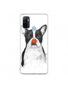 Coque Oppo A53 / A53s Clown Bulldog Chien Dog - Balazs Solti