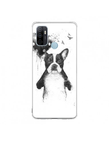 Coque Oppo A53 / A53s Lover Bulldog Chien Dog My Heart Goes Boom - Balazs Solti