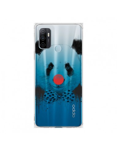 Coque Oppo A53 / A53s Clown Panda Transparente - Balazs Solti