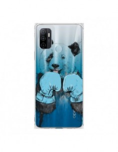 Coque Oppo A53 / A53s Winner Panda Gagnant Transparente -...