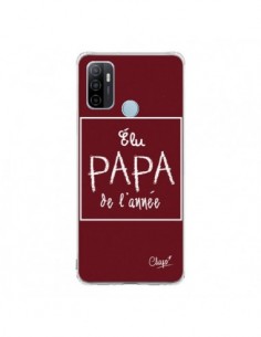 Coque Oppo A53 / A53s Elu Papa de l'Année Rouge Bordeaux...