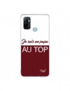 Coque Oppo A53 / A53s Je suis un Papa au Top Rouge...